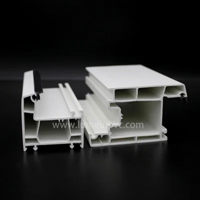 Ventana de perfil de PVC de China con precio barato