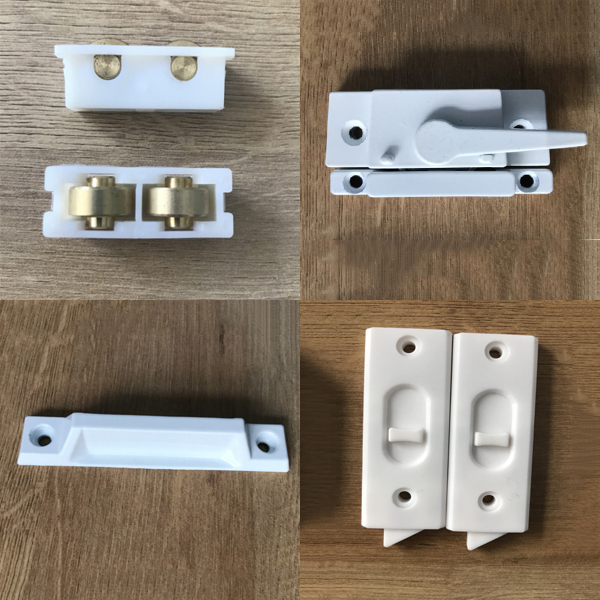 PVC ACCESORIOS DE LINEA DE LINEA Cerraduras de rodillos