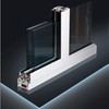 Perfiles de UPVC con certificado CE para puertas y ventanas corredizas de plástico Perfiles de puertas y ventanas corredizas de PVC de tres o dos vías