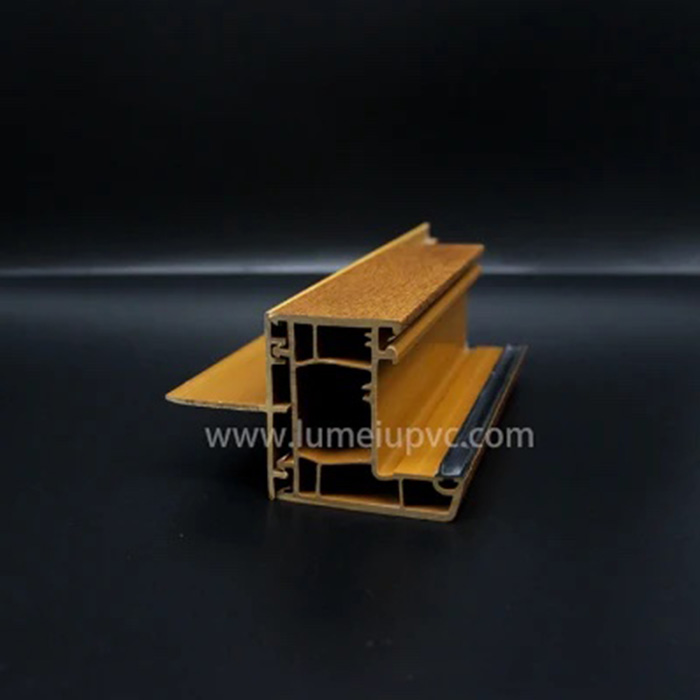 Perfiles de ventana de PVC de fórmula sin plomo Perfil de puerta de patio UPVC con aprobación RoHS &amp;Ce