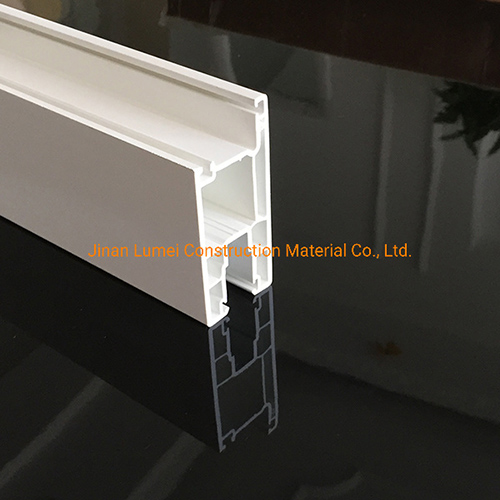 Perfil de PVC de ventana corrediza de vinilo anti-UV ecológico