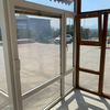 Reemplazo de PVC Ventanas de arco de vidrio de doble panel Precios de ventanas saledizas