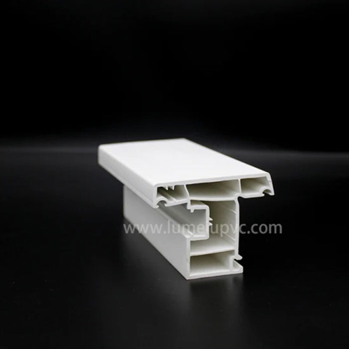 Perfiles de ventana de PVC de UPVC serie abatible sin plomo