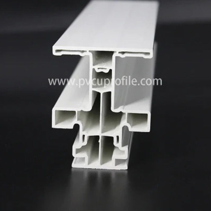 Material de marco de ventana de PVC deslizante con doble acristalamiento certificado CE