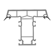 Perfiles de UPVC de resistencia UV para puertas y ventanas de PVC abatibles