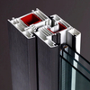 Ventana de PVC laminado de perfil UPVC con certificado CE