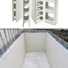 Encofrado permanente de PVC para muros de hormigón estructural