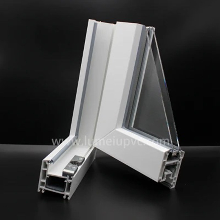 Perfiles de PVC de ventana de plástico de fábrica de China