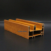 Perfiles UPVC de puerta corrediza de PVC con ventana de 88 mm